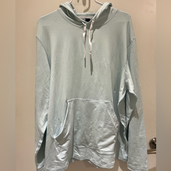 ⭐️Lululemon Soft Jersey Pullover Hoodie Heathered Sheer Blue Size XL⭐️ - Picture 1 of 10